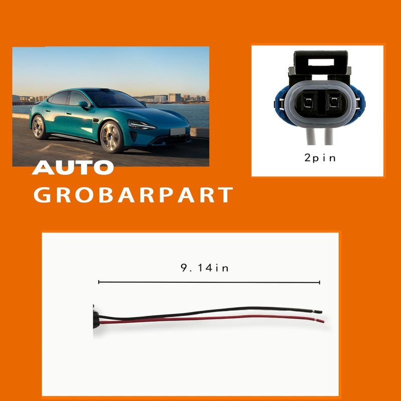 GROBARPART موصل سلك حساس مستوى زيت المحرك متوافق مع CHEVY AVALANCHE EXPRESS SILVERADO SUBURBAN 1500 2500 3500 C1500 C2500 C3500 MALIBU TRAILBLAZER SSR TAHOE LUMINA 95-09 - Image 2